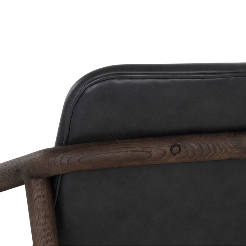 Cinelli Lounge Chair - Distressed Brown