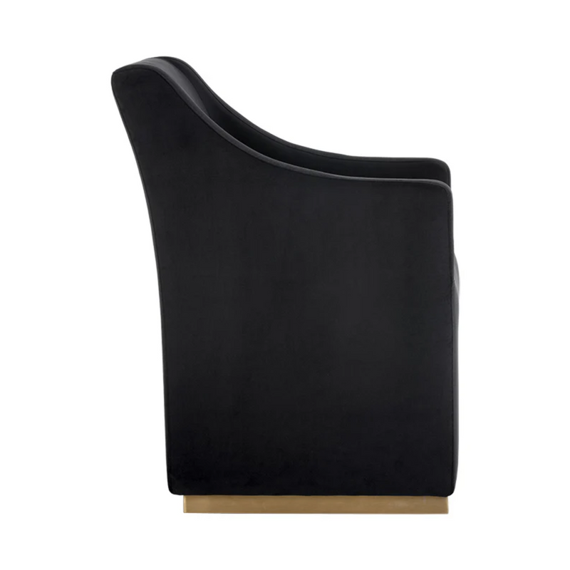 Zane Wheeled Dining Armchair