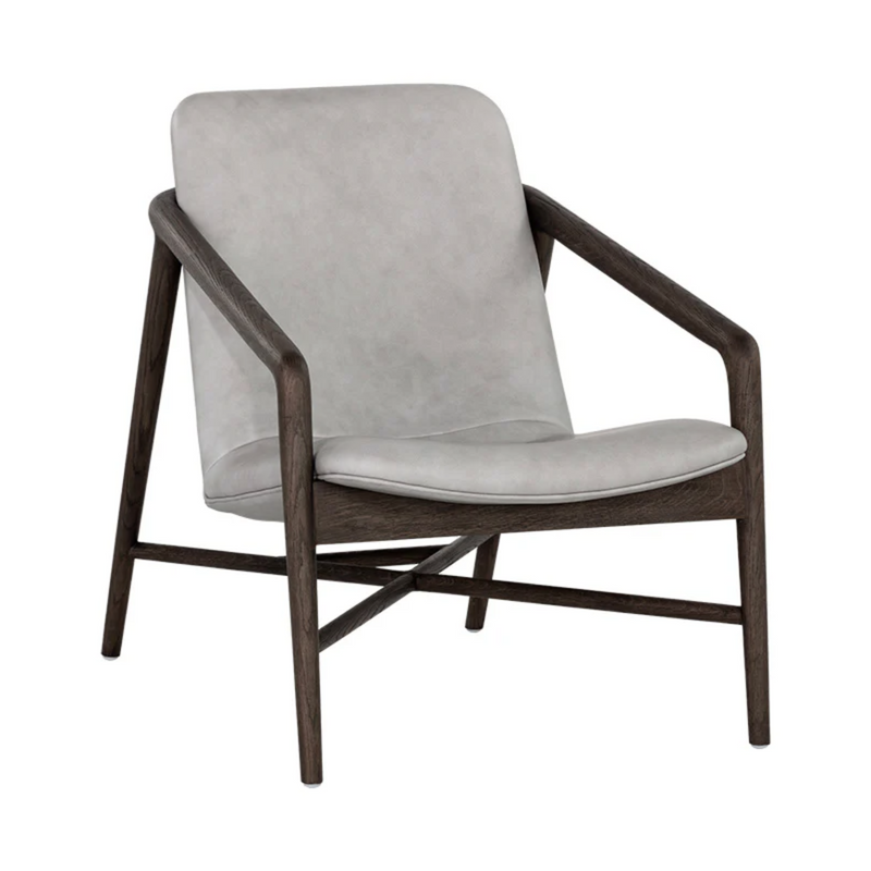 Cinelli Lounge Chair - Distressed Brown