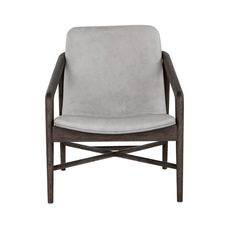 Cinelli Lounge Chair - Distressed Brown