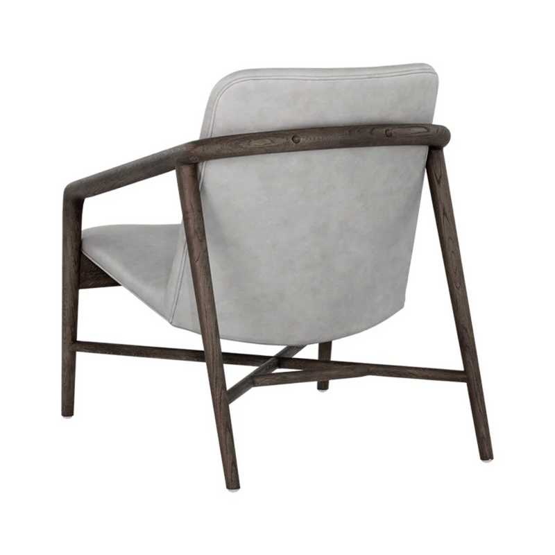 Cinelli Lounge Chair - Distressed Brown