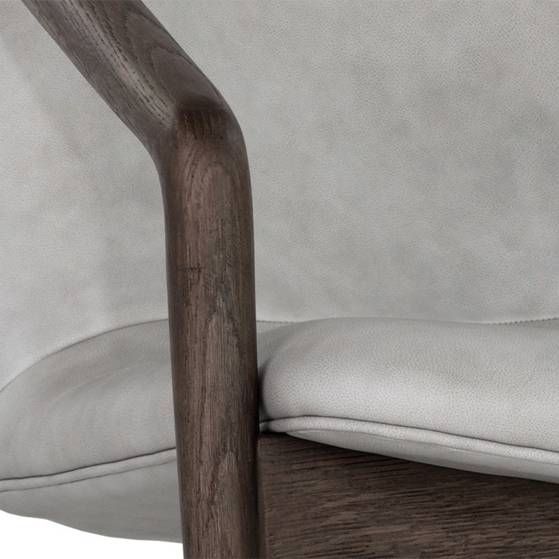 Cinelli Lounge Chair - Distressed Brown
