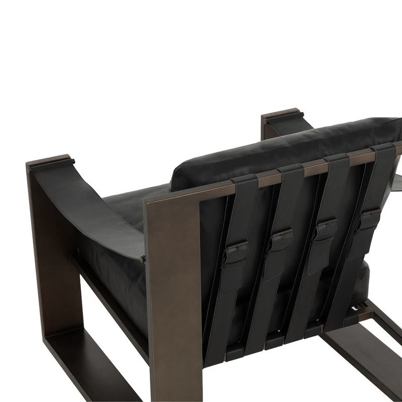 Berke Lounge Chair - Antique Bronze