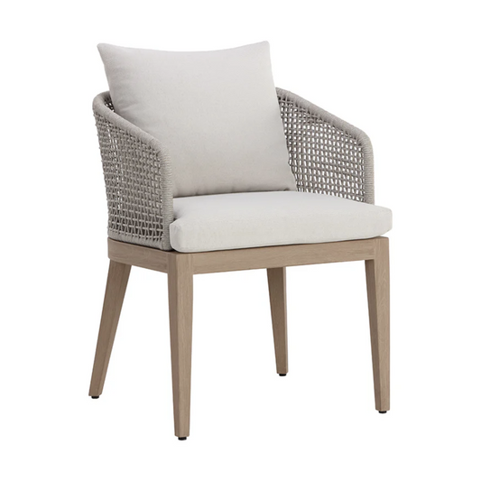 Capri Dining Armchair - Drift Brown