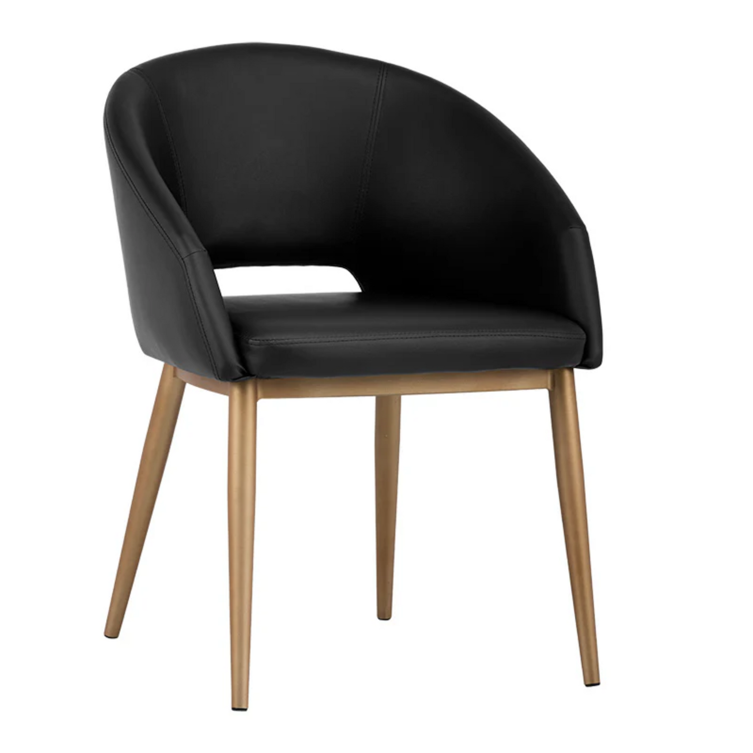Thatcher Dining Armchair - Champagne Gold