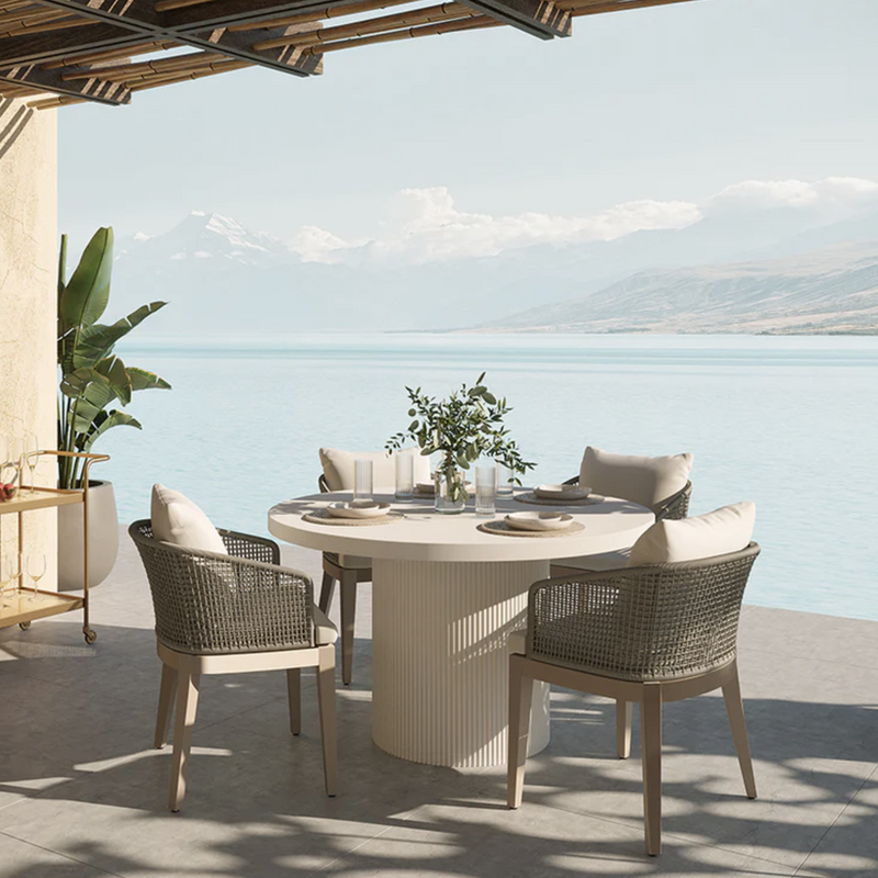 Capri Dining Armchair - Drift Brown