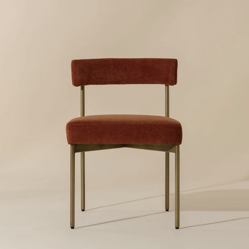 Seneca Dining Chair - Antique Brass