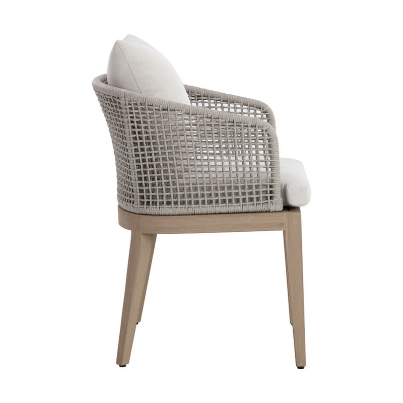 Capri Dining Armchair - Drift Brown