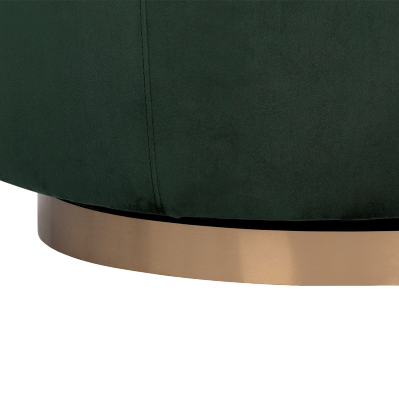 Hazel Swivel Lounge Chair - Gold