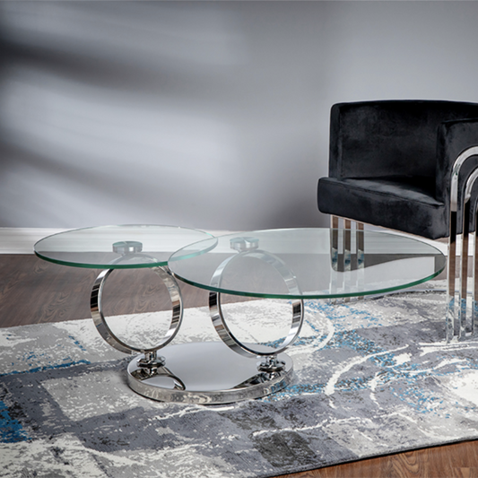 Champion Coffee Table - Silver