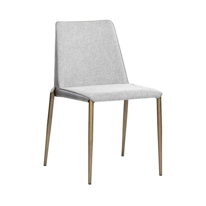 Renee Stackable Dining Chair - Antique Brass