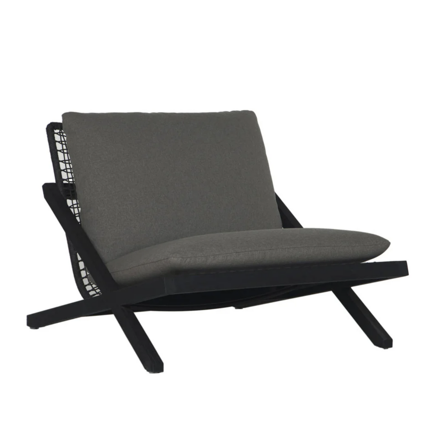 Bari Lounge Chair - Charcoal