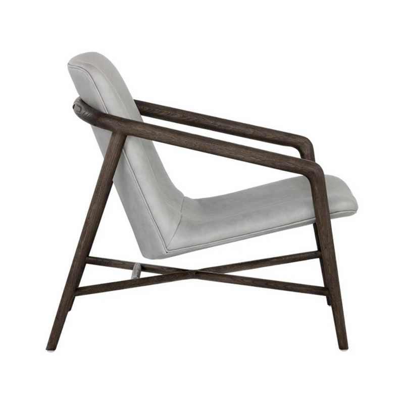 Cinelli Lounge Chair - Distressed Brown