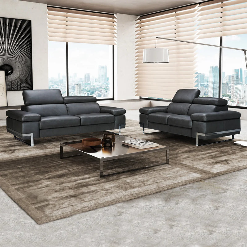 Amanda Italian Sofa and Loveseat