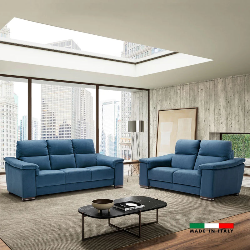 Sicilia Italian Sofa and Loveseat