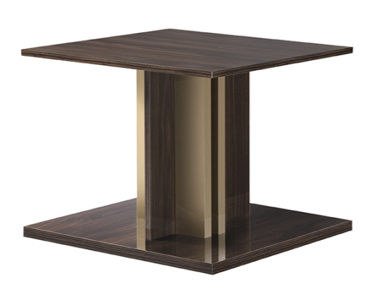 Volare Gold Italian Lamp Table