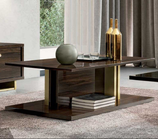 Volare Gold Italian Coffee Table