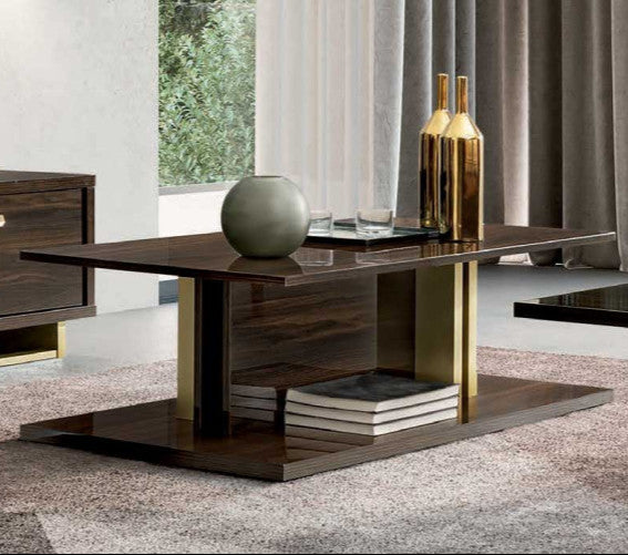 Volare Gold Italian Coffee Table