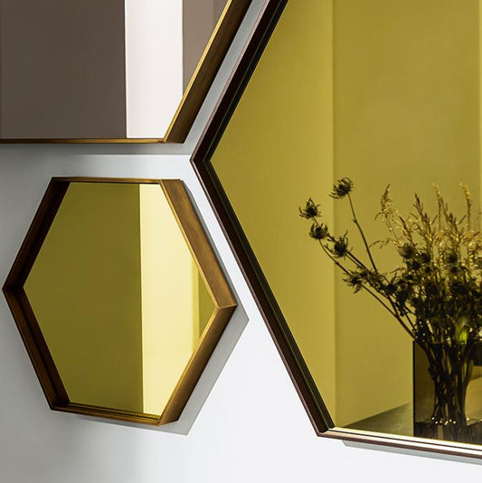 Visual Hexagonal Italian Mirror