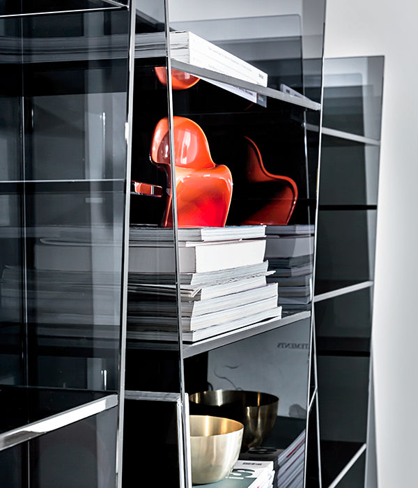 Delphi Italian Glass Bookcase