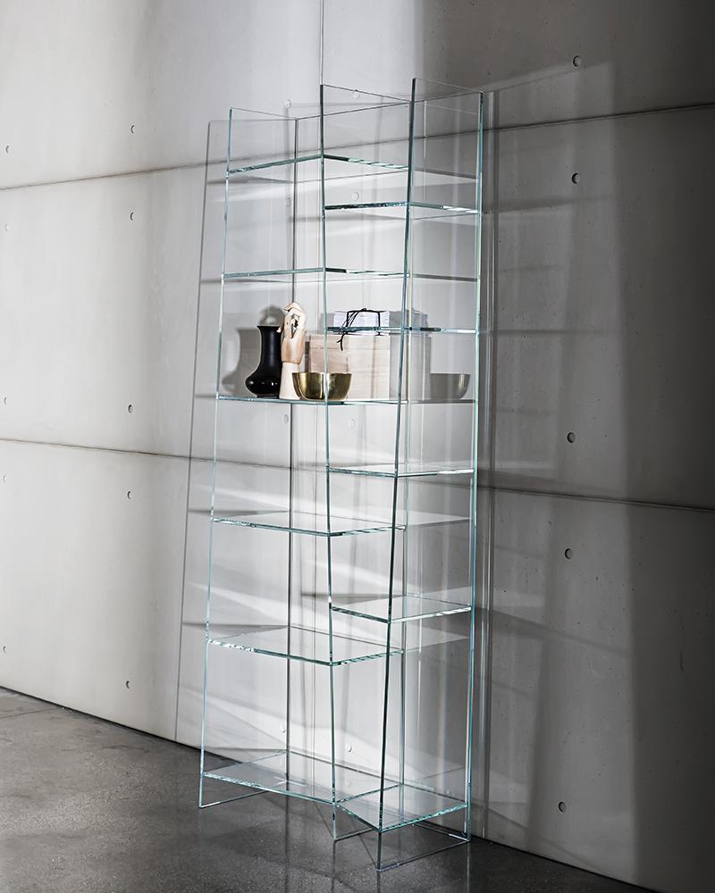 Delphi Italian Glass Bookcase