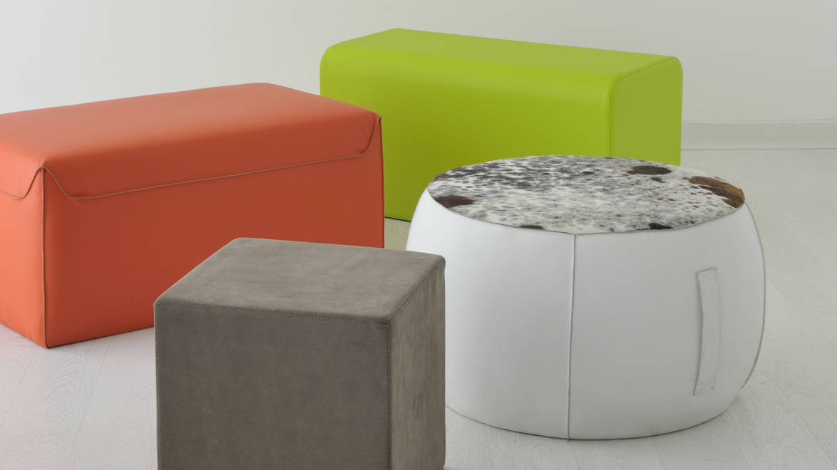 Square Italian Pouf
