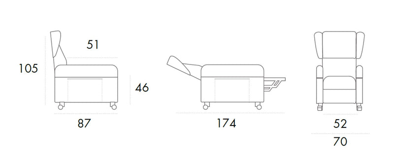 Sanity Italian Medical Motion Chair