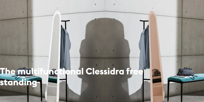 Clessidra Free Standing Italian Mirror