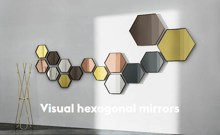 Visual Hexagonal Italian Mirror