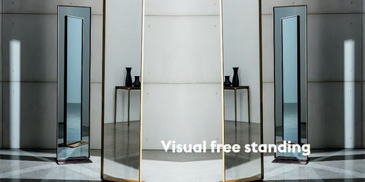 Free-Standing Italian Mirror