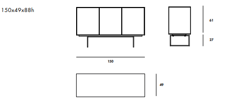 Magda Italian Sideboard