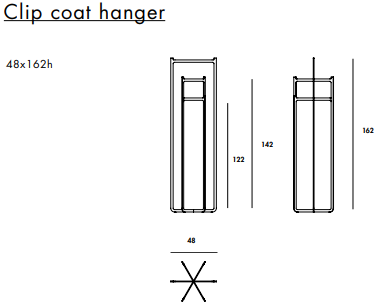 Clip Italian Coat Hanger