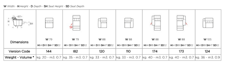 Wasili Italian Configurable Sofa