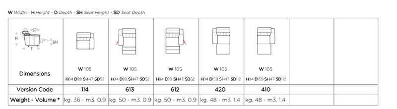 Wasili Italian Configurable Sofa